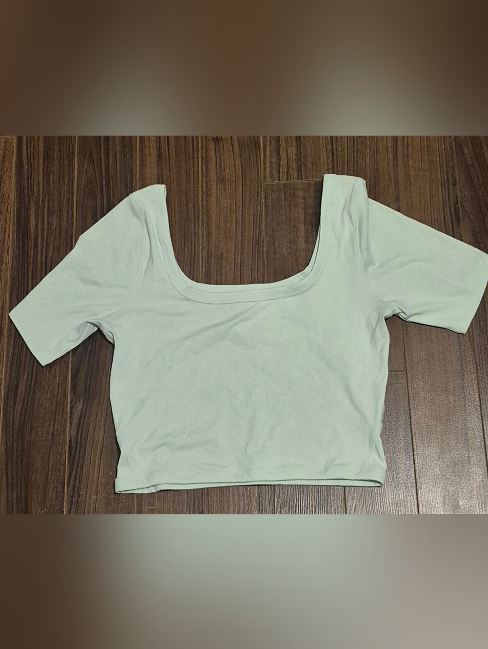 Lululemon Ribbed Held Tight Short Sleeve Shirt Delicate Mint Size 10